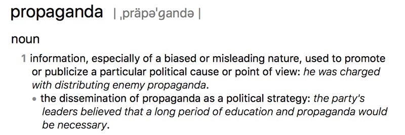 The Definition of Propaganda