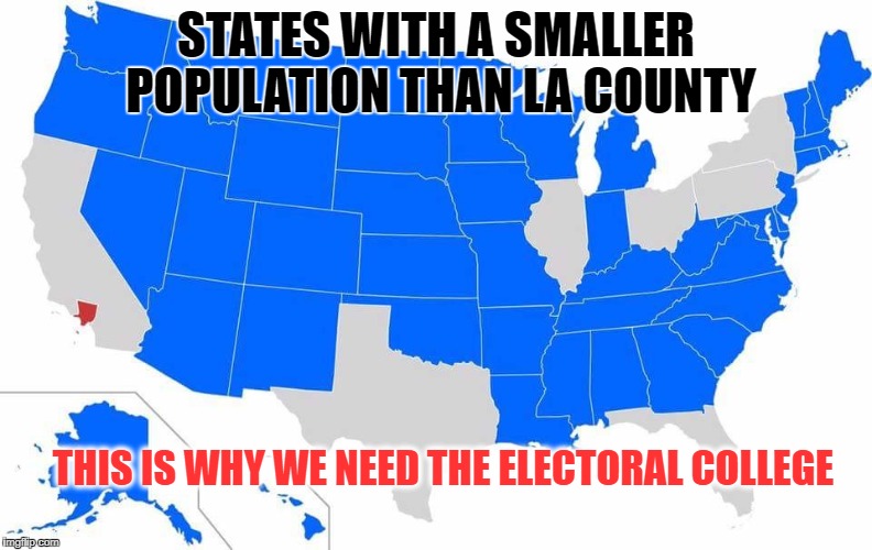 States with a Smaller Population than LA County